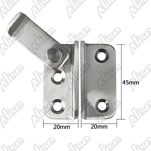 Alise Flip Latch Gate Latches Slide Bolt Latch Safety Door Lock Catch,MS3001 Stainless Steel