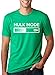 Hulk Mode On T Shirt Funny Graphic Gym Workout Top Sarcastic Saying Adult Humor Mens Funny T Shirts Nerd T Shirt for Men Funny Movie T Shirt Novelty Tees Green XL