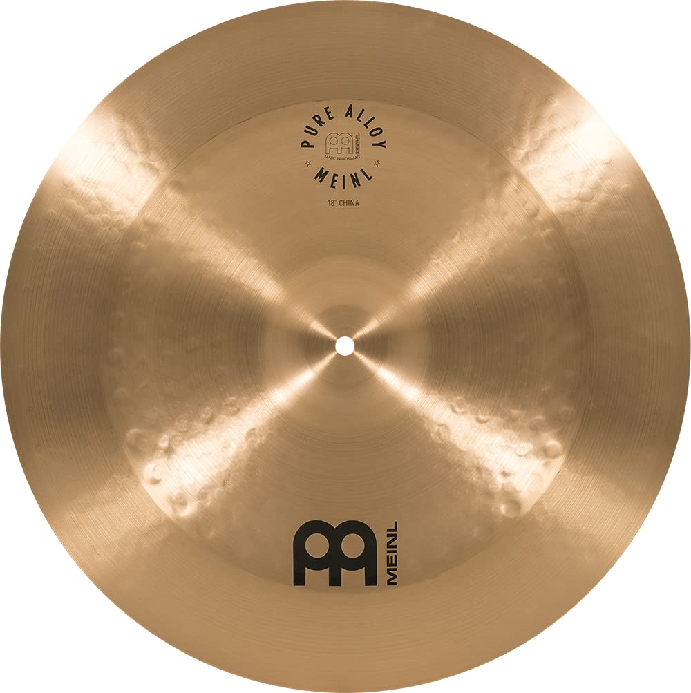 Meinl Cymbals Pure Alloy China Cymbal 18 inch (Video) for Drum Set (45,72cm) Pure Alloy Bronze, Traditional Finish (PA18CH)