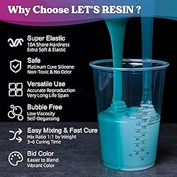 LET'S RESIN Super Elastic Silicone Mold Making Kit