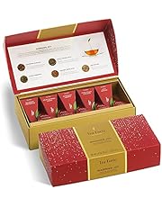 Tea Forte Petite Presentation Box Tea Samplers, Assorted Variety Tea Box, 10 Handcrafted Pyramid Tea Infusers