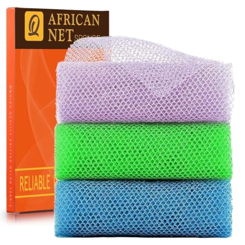 African exfoliating net bath sponge