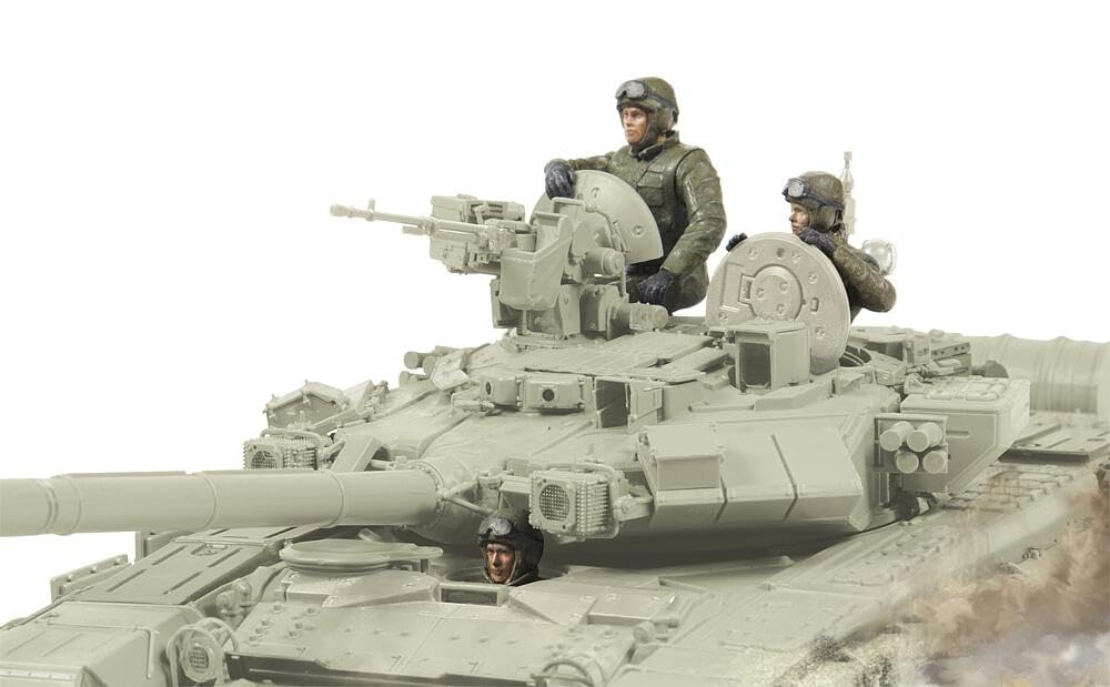 Zvezda 3684 500783684-1:35 Russian Contemporary Tank Crew Plastic Construction Kit Model Kit Assembly Kit for Beginners Detailed Unpainted