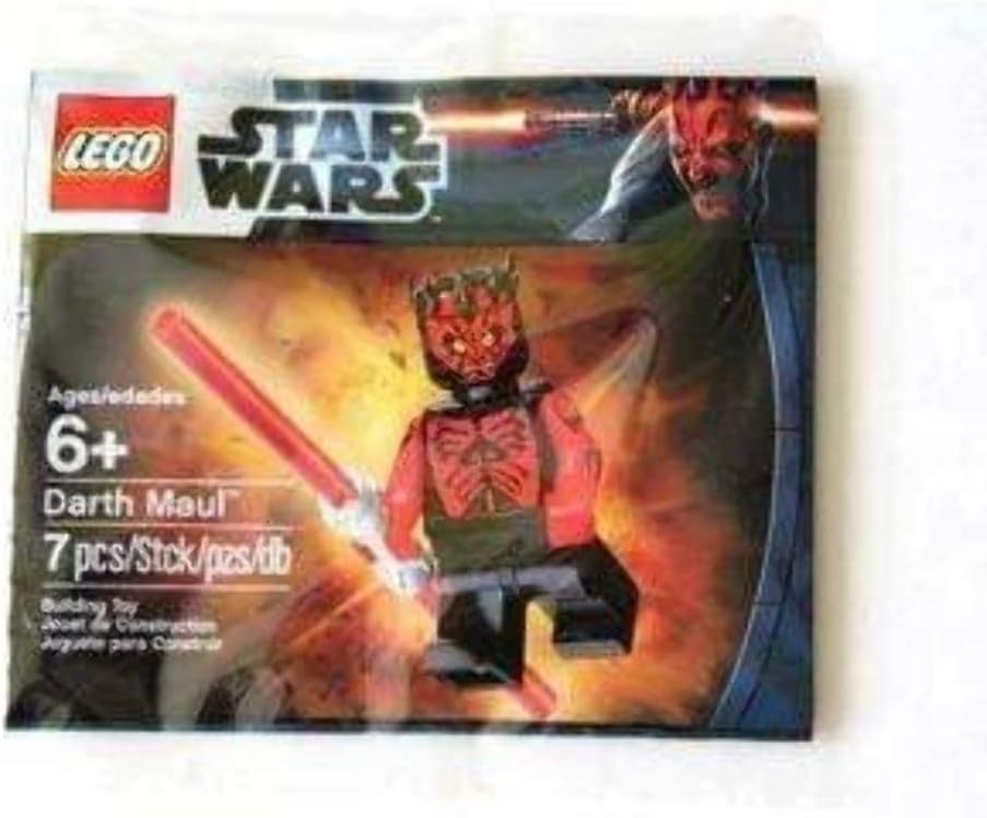 LEGO Star Wars: Shirtless Darth Maul Minifigure (Exclusive) Set 5000062 (Bagged), Medium