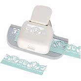 Bira Deep Edger Border Craft Punch for Scrapbooking Cards Arts (Tulip)