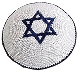 Mens or Kids Yarmulke Jewish Kippah Judaica Yamaka Kippa Yamakah Yarmulka Hat Israel Star of Magen David