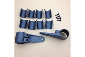 SMT-MOTO SMT-Black billet Aluminum Headlight Fork Mounting Brackets Compatible With 35mm 39mm 41mm Forks [B00RUEAHD4]