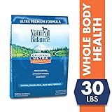 Natural Balance Original Ultra Whole Body Health Dry Dog Food, Chicken, Chicken Meal, Duck Meal Formula, 30-Pound