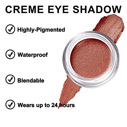Erinde Cream Eyeshadow, Metallic Shimmer Creme Eye Shadow, Highly