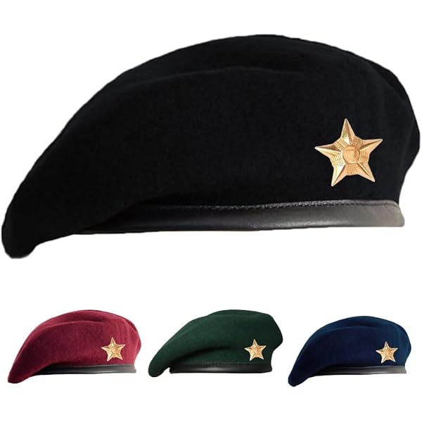Che Guevara Store Black Military Beret with Red Star  display picture 3