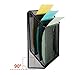 DESIGNA 3 Tiers File Folder Organizer, Mesh Standing File Organizer, Magazine Holder, Black (2 Pack)