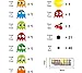 5 Sets/Lot Pac-Man Korean Wall Stickers Children's Room Cartoon Wall Stickers