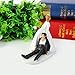 WeddingDepot Funny Bride and Groom Decorative Wedding Cake Toppers - Cake Topper Figurines, Keepsake Wedding Cake Decorations in Unique Pose (Reluctant Groom)