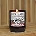 Vanilla Porter Brew Candle - Hand Poured in USA (Soy Wax) - Great Gift for Beer Lovers - for The Man Cave, Brewery, or Home (Made from Recycled Beer Bottles)