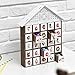 M MINGLE Wooden Christmas Advent Calendar for Kids with Drawers, 25 Toys Fillers, Unique Wood Christmas Countdown Advent Calendar with Drawers for Boys, Girls, Teens