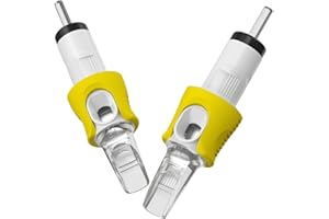 Hawink Tattoo Cartridge Needles #12 Standard 13 Curved/Round Magnum M-Taper 16PCS with Membrane Professional Disposable Finge