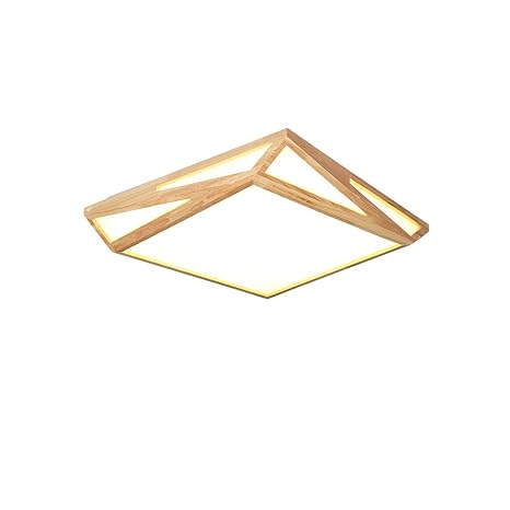 Cuican Flush Mount Led Ceiling Light Wood Nordic Simple Modern