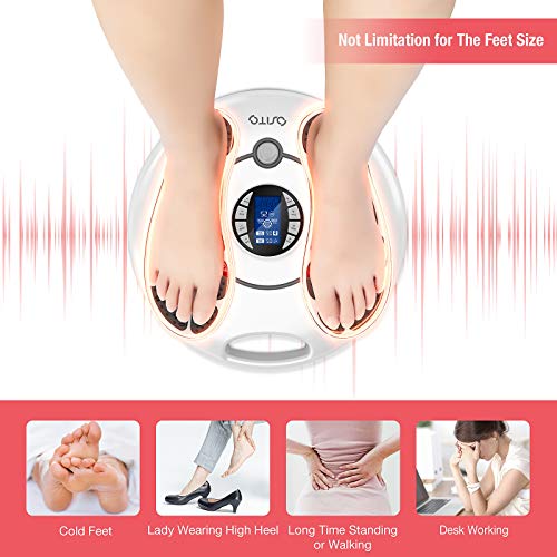 EMS and TENS Foot Circulation Stimulator Machine,Legs and Foot Massager
