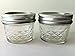 Mason Ball Jelly Jars-4 oz. each - Quilted Crystal Style-Set of 2