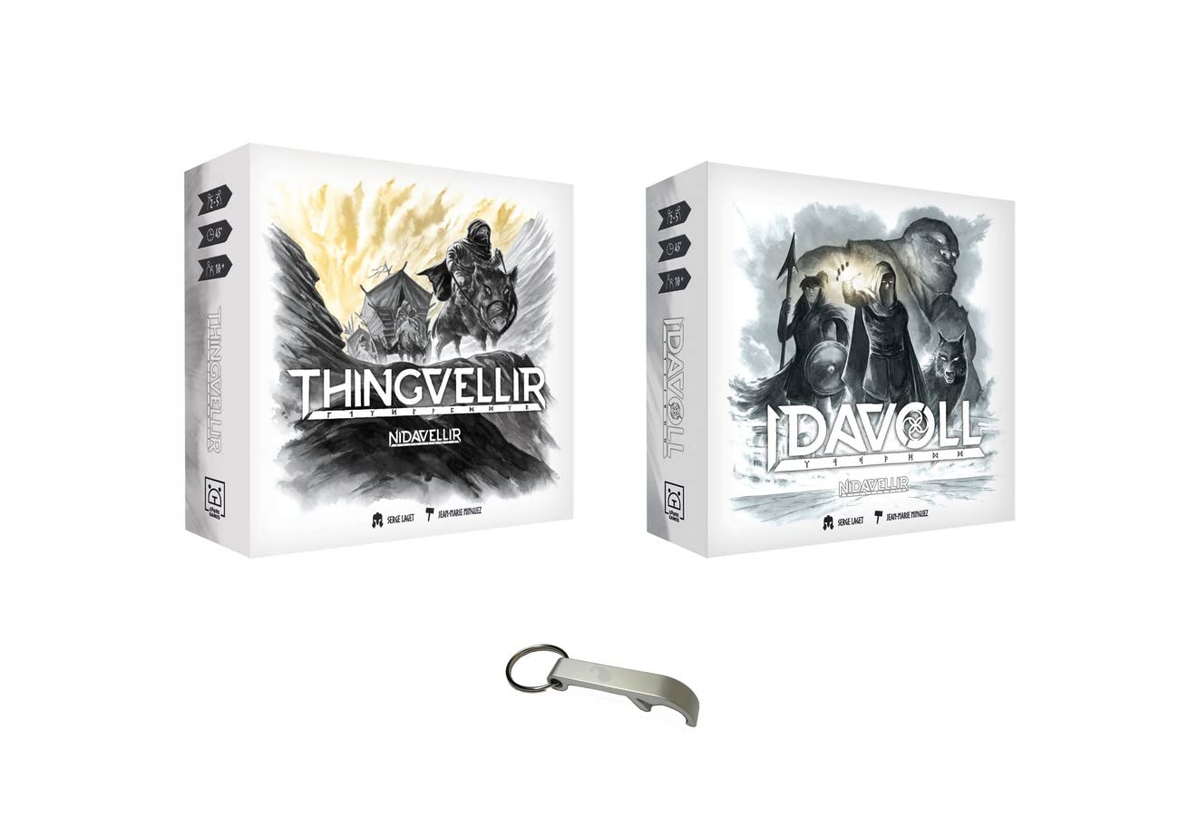 Nidavellir Set of 2 Thingvellir Extensions + Idavoll + 1 Bottle Opener Blumie (Thingvellir + Idavoll)