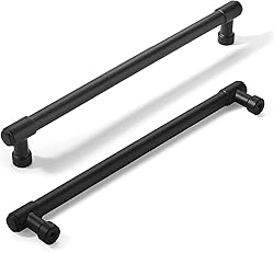 khtumeware 6 Pack Matte Black Cabinet Pulls 10