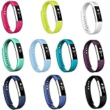 Replacement Straps For Fitbit Alta, Dunfire Colorful Accessory Band/ Wristbands With FREE Metal Clasps For Fitbit Alta Smart Fitness Tracker