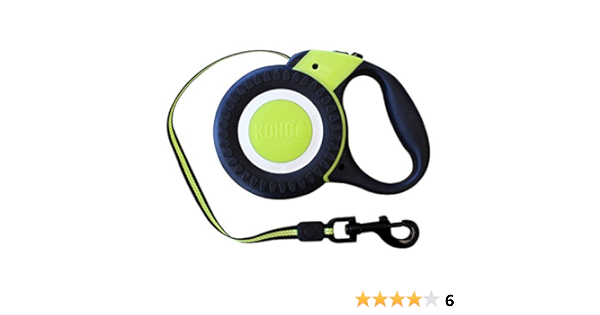 kong reflective retractable dog leash