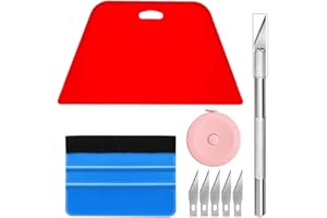 Qianglive Wallpaper Smoothing Tool Kit, Contact Paper Squeegee for Vinyl Backsplash Tile Peel and Stick Wallpaper Wrap Vinyl Window Tint Glass Film