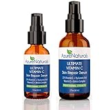 Azure Naturals - ULTIMATE Vitamin C Serum 22% Advanced Proprietary Blend Vitamin C E Ferulic + 11% Hyaluronic + 1% E + 1% Ferulic Acid