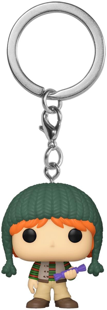 Funko POP! Keychain: Harry Potter Holiday - Ron Weasley 1 - Collectable Vinyl Mini Figure Novelty Keyring - Stocking Filler - Gift Idea - Official Merchandise - Movies Fans - Minifigure