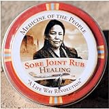 Sore Joint Rub Healing Salve Ointment for Arthritis, Muscle Pain by Medicine of The People .75 oz