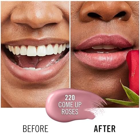 Rossetto Liquido Provocalips, Formula Lunga Tenuta 2 Step, per labbra dal colore pieno e dal finish vinilico, Tonalità 220 Come Up Roses, 6 ml