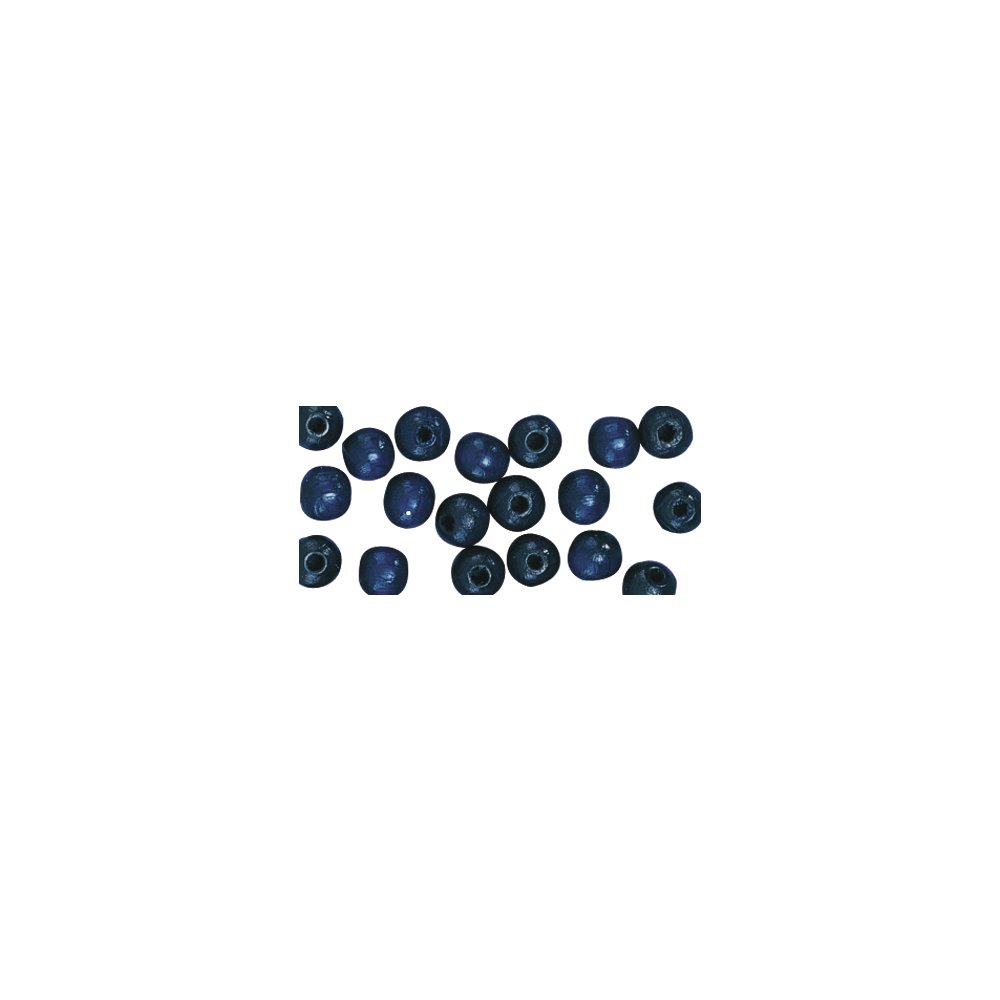Rayher Large Hole Wheel Polished 10/8 mm Pack of 39 dark blue