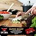 TATARA | 8 inch Chef Knife - Professional Carbon Stainless Steel Kitchen Chef Knife | Premium Razor Sharp Full Tang Kitchen Knife | Perfect For Sushi, Vegetables, Meat Cutting | Comes With Wooden Case