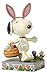 Peanuts by Jim Shore Easter Bunny Snoopy w/ Basket