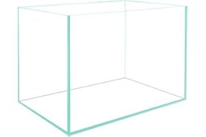 AWXZOM Small Nano Tall Rimless Tank, Small Glass Fish Tank, Small Betta Fish Tank, Small Aquarium, min Aquarium, Betta Tank (1Gallon 7x5.5x5.9inch/18x14x15cm)