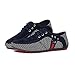 QIDIANTRADE Men's Fashion Casual Boat Gommino Shoes, Lace up Suede Sneaker, Breathable Slip.
