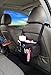 Momwize stroller organizer (Black) fits oversized phones and wider stroller handlebars-Water resistant, insulated cup holders, extra storage capacity and converts to a diaper bag