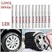 Nicebee 12pcs White Waterproof Permanent Car Tyre Tire Tread Paint Marker Pen Tire Pen