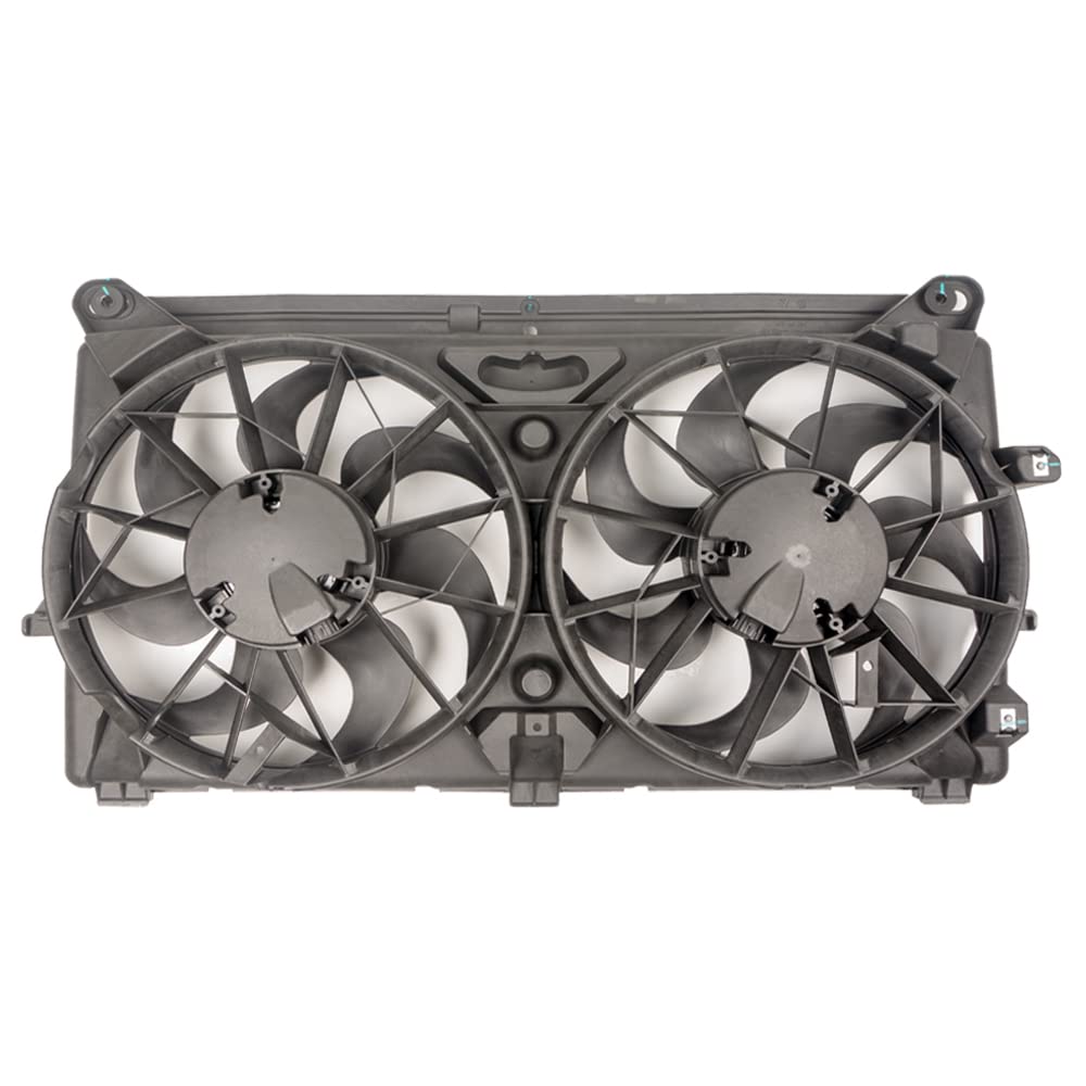 Photo 1 of Focreedy GM1101 Replacement Dual Radiator & Condenser Cooling Fan Assembly for Chevrolet/Chevy Tahoe Silverado Avalanche for GMC Sierra