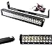 iJDMTOY Front Grille 20-Inch LED Light Bar Kit Compatible With 2015-2018 Dodge RAM 1500 Rebel, Includes (1) 120W High Power LED Lightbar, Grill Front Mounting Brackets & On/Off Switch Wiring Kitthumb 1