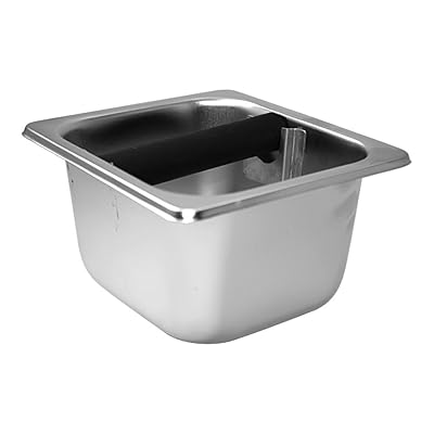 Update International KB-164 Stainless Steel Knock Box, 4" Deep