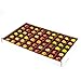 Gifty World Gourmet Marzipan 54-Piece Assorted Fruit Box Holiday Gift Tray