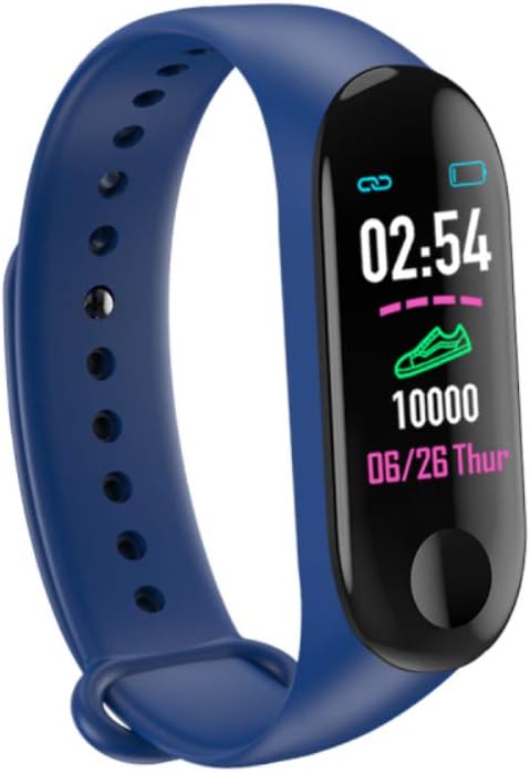 YUANZHOU Fitness M3 Plus Fitness Tracker Watch Waterproof Smart Bracelet Touch Screen Wearable Activity Blood Pressure Heart Rate Monitor Smart Band for Kids Women and Men