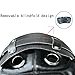 FeiGu Leather Bondage Hood with Eye Mask Sex Toys for, Black, Size One Size