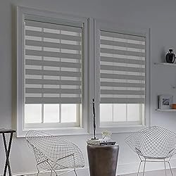 KCO Zebra Blinds for Windows, Dual Layer Roller