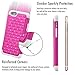 iPhone 6s Plus Case, Fosmon HYBO-SD Sparkle Diamond Star Design Hybrid Case for Apple iPhone 6 Plus (2014) / iPhone 6s Plus (2015) - Black/White