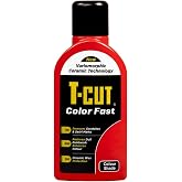 T-Cut Color Fast 3-in-1 Paint Restorer, Light Red - Scratch Remover, Ceramic Car Wax &amp; Color Enhancer - Removes Swirls &amp; Oxidation, 17 oz