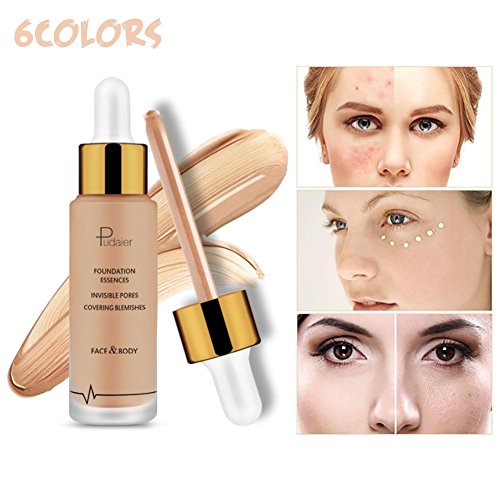 wewa98698 Face Blemishes Pores Covering Liquid Foundation Concealer Moisturizing Pores Makeup Primer for Women - 2#