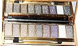 TF-Duan Women 9 Colors Waterproof Make Up Eye Shadow Palette Smoky Eyeshadow Giltter (# 3)
